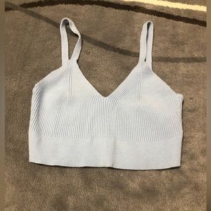 Solid Crop Knit Cami Top NWOT